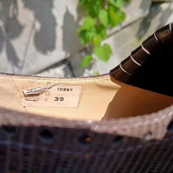 Vintage Brunate Bostonian Loafers in Dark Brown Italian Leather - Picture 6 of 15